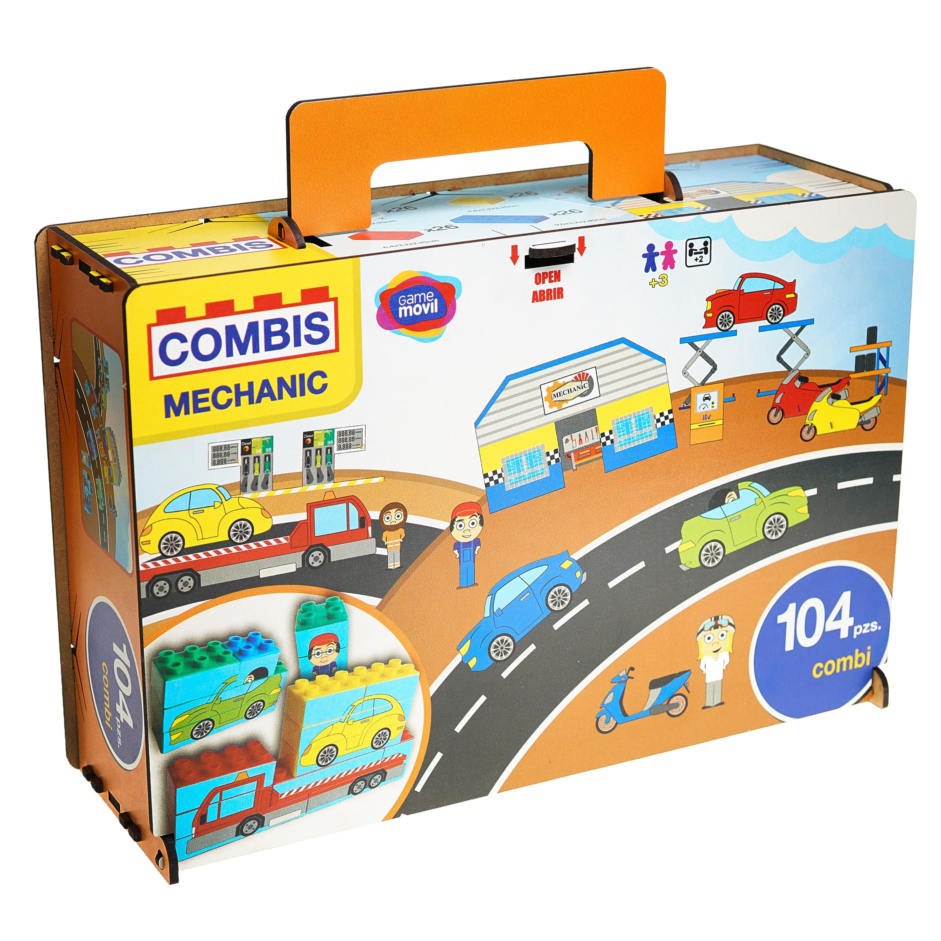 Конструктор със стикери Механик Deluxe 104