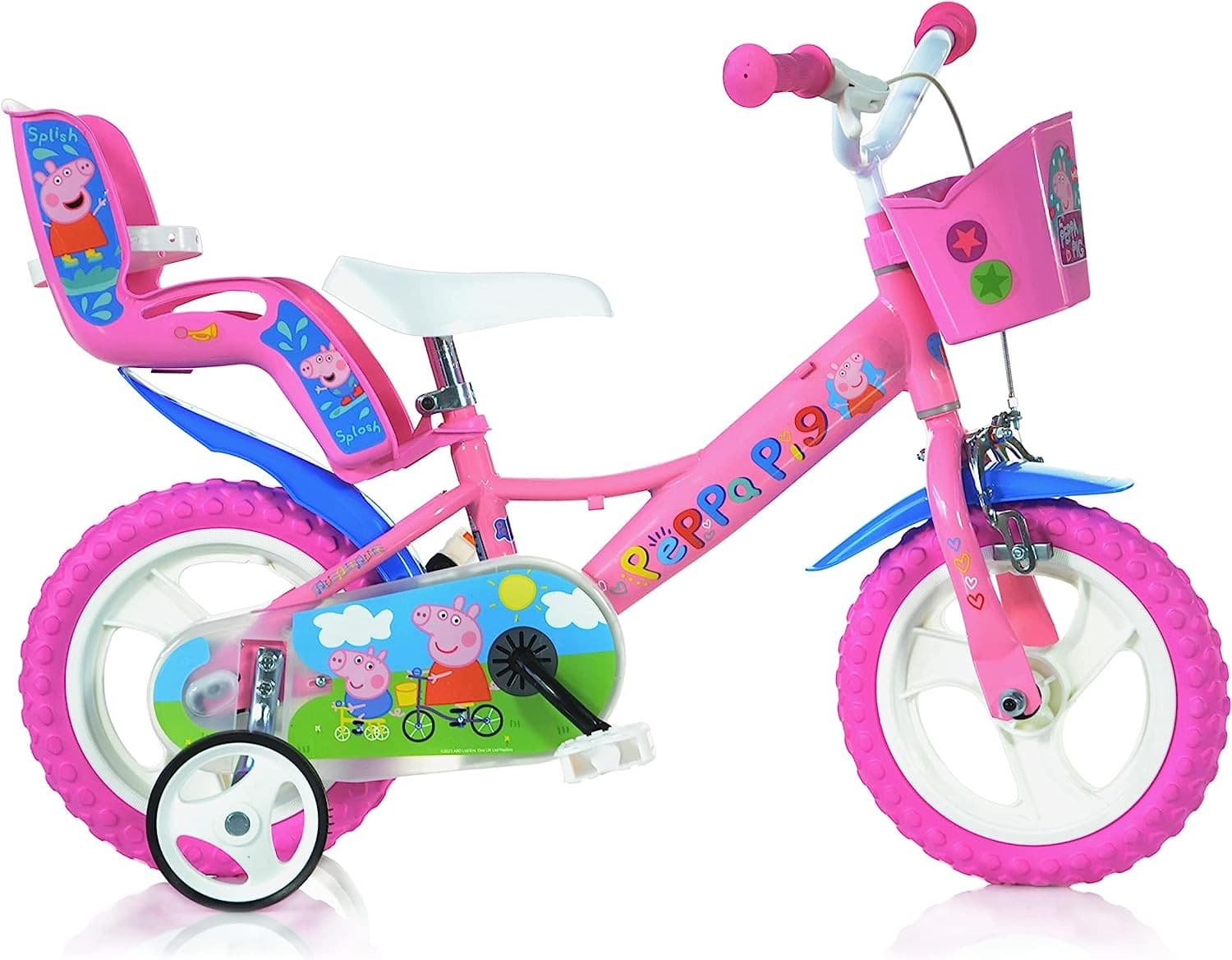 Детски велосипед Peppa pig 12", розов