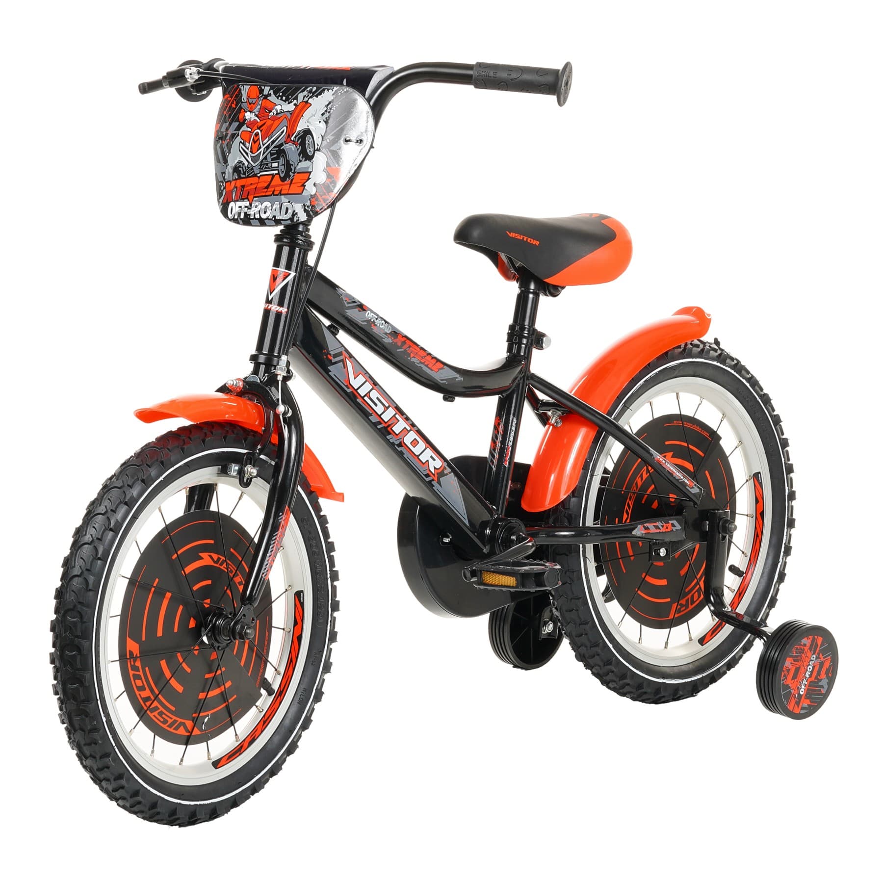 Детски велосипед xtreme visitor 16", черен