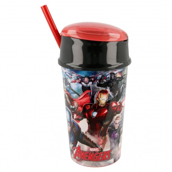 Чаша с картинка и отделение за плодове avengers
