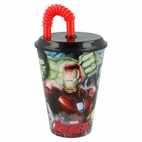 Чаша с картинка avengers в черно