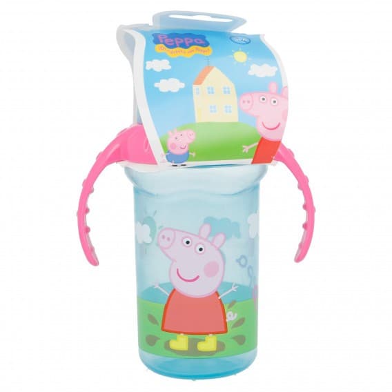 Преходна бутилка със силиконов накрайник Пепа, 330 ml