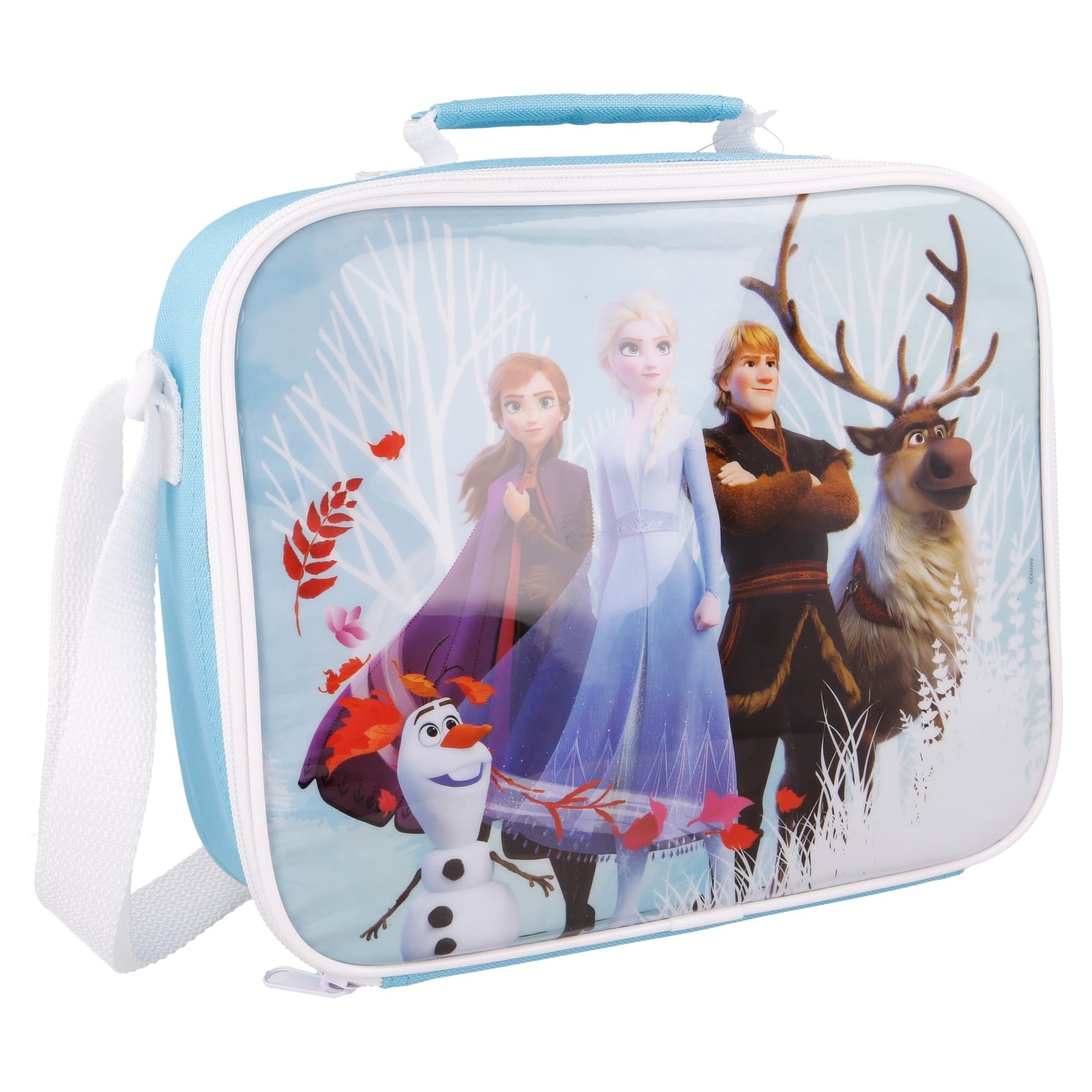 Термо чанта за храна, Frozen, синя
