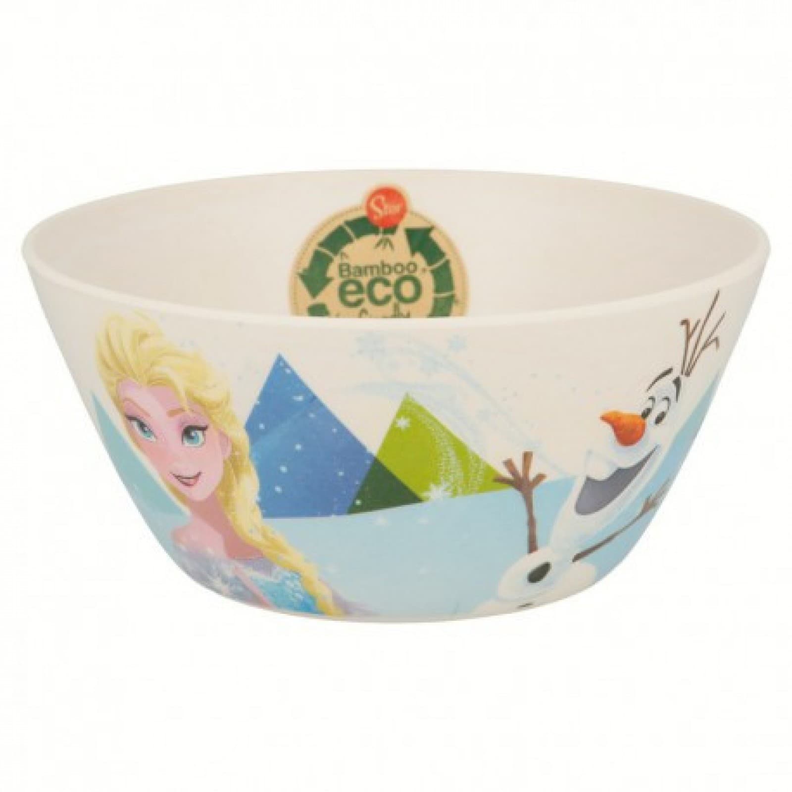 конична купичка от бамбук с елза и олаф, бамбук 750 ml