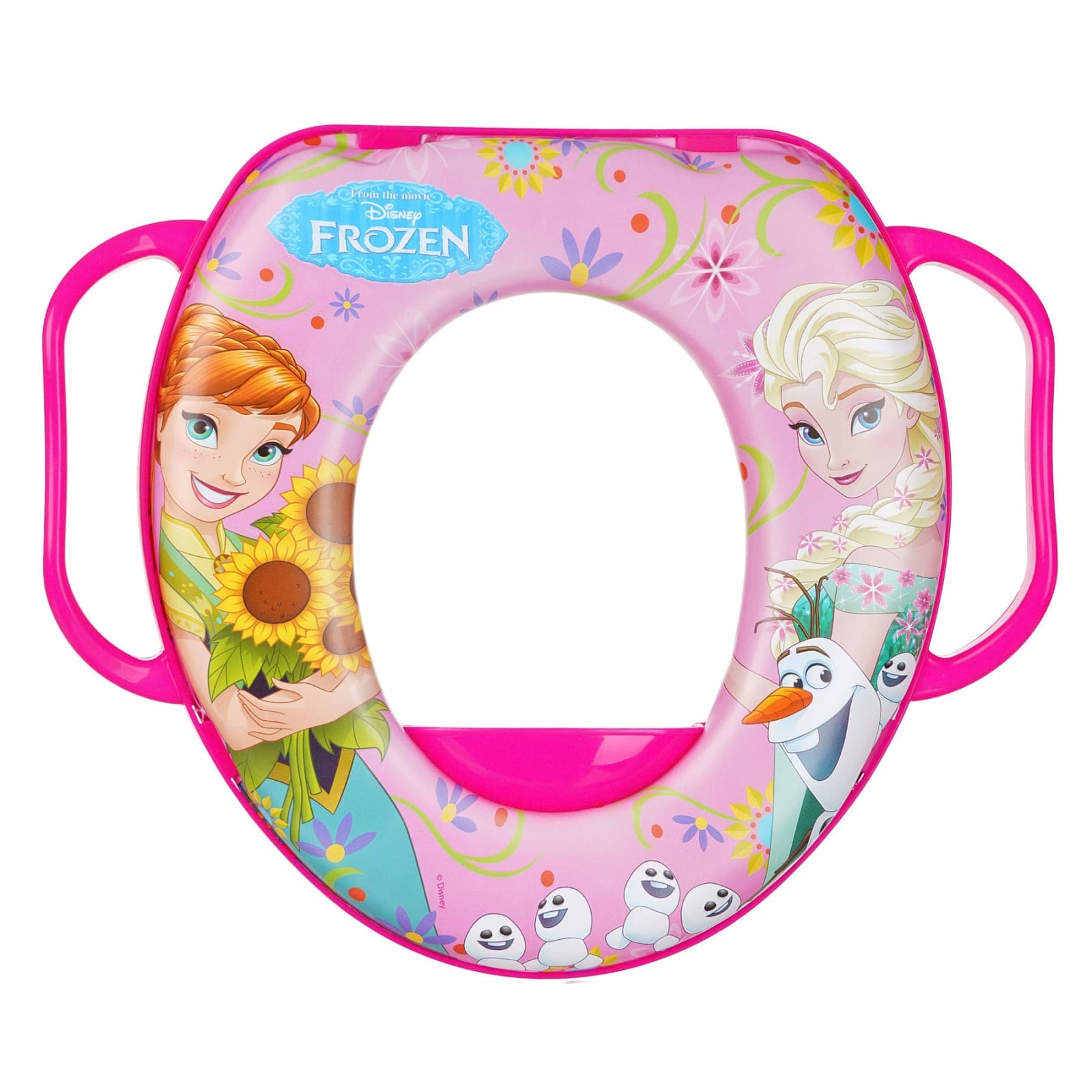 Седалка за тоалетна чиния с дръжки Frozen за момиче