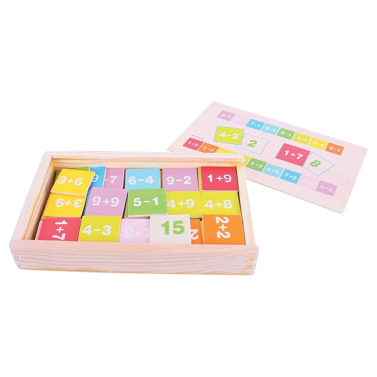 Bigjigs- Дървена игра - Събиране и изваждане