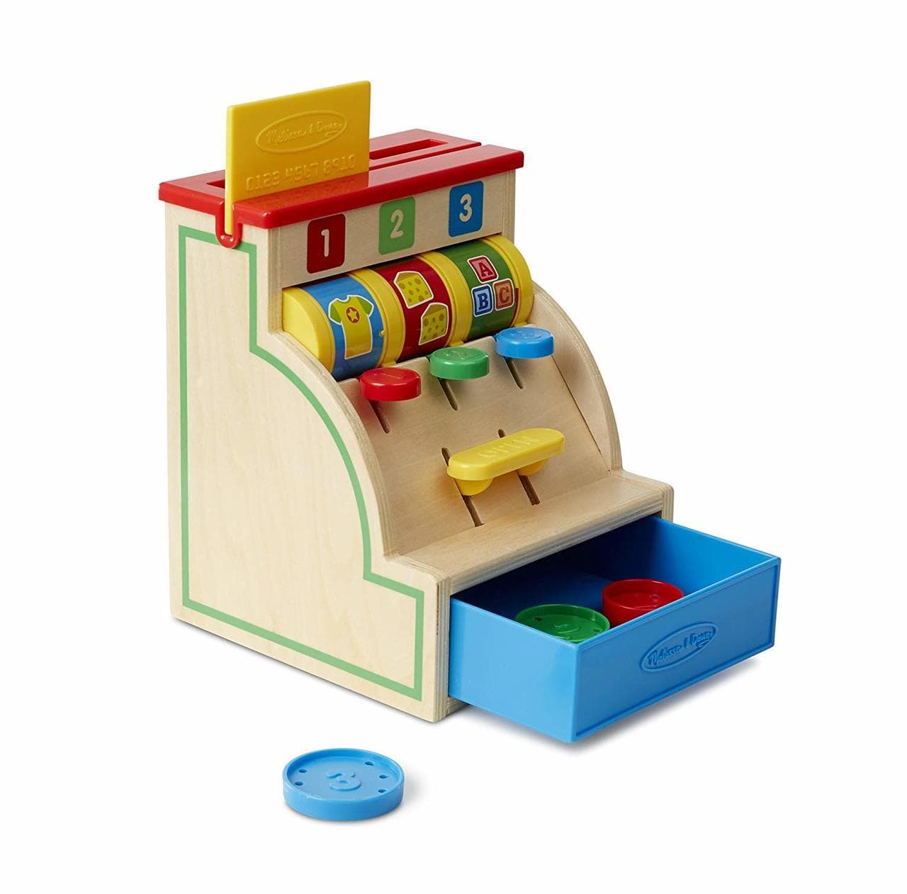 Melissa & Doug - Дървен касов апарат