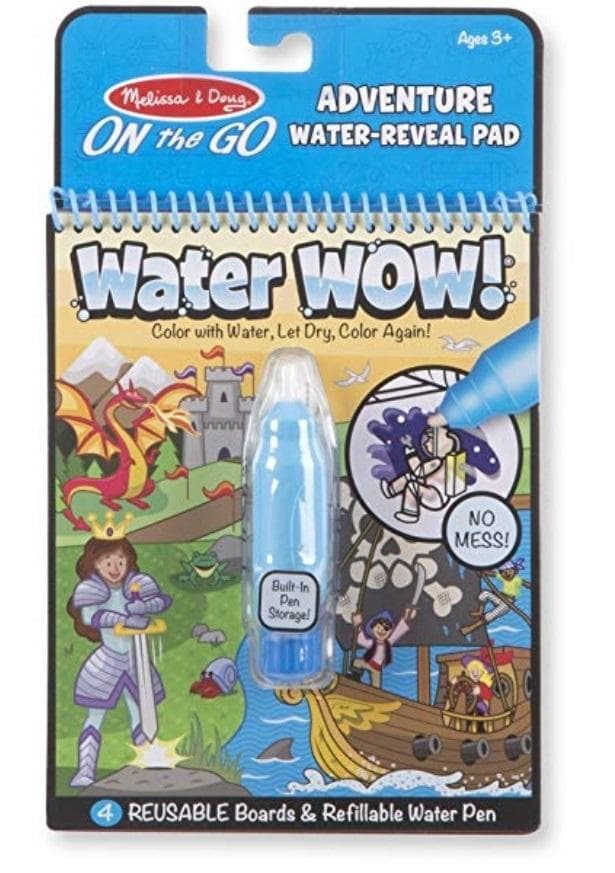 Melissa & Doug - Книжка за оцветяване на водна основа - Приключения