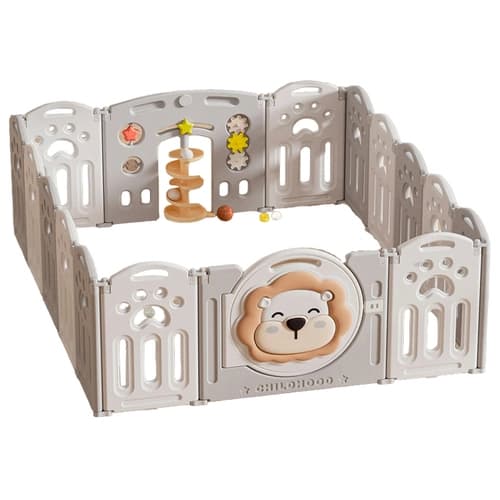 Бебешка ограда за безопасна игра Lion