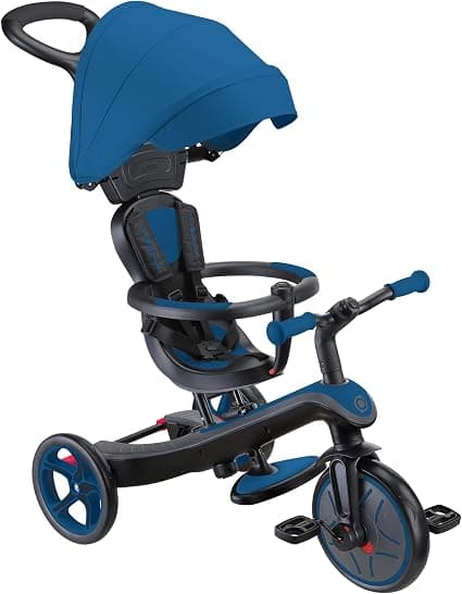 Триколка 4 в 1 GLOBBER EXPLORER TRIKE със сенник в кралско син цвят