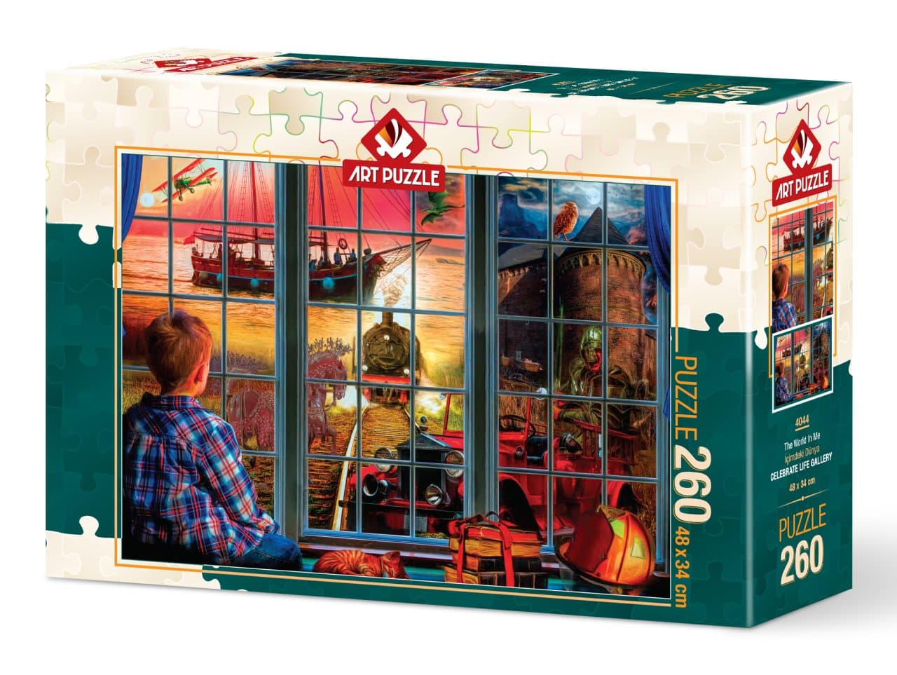 Пъзел Art Puzzle от 260 части - Светът, вътр