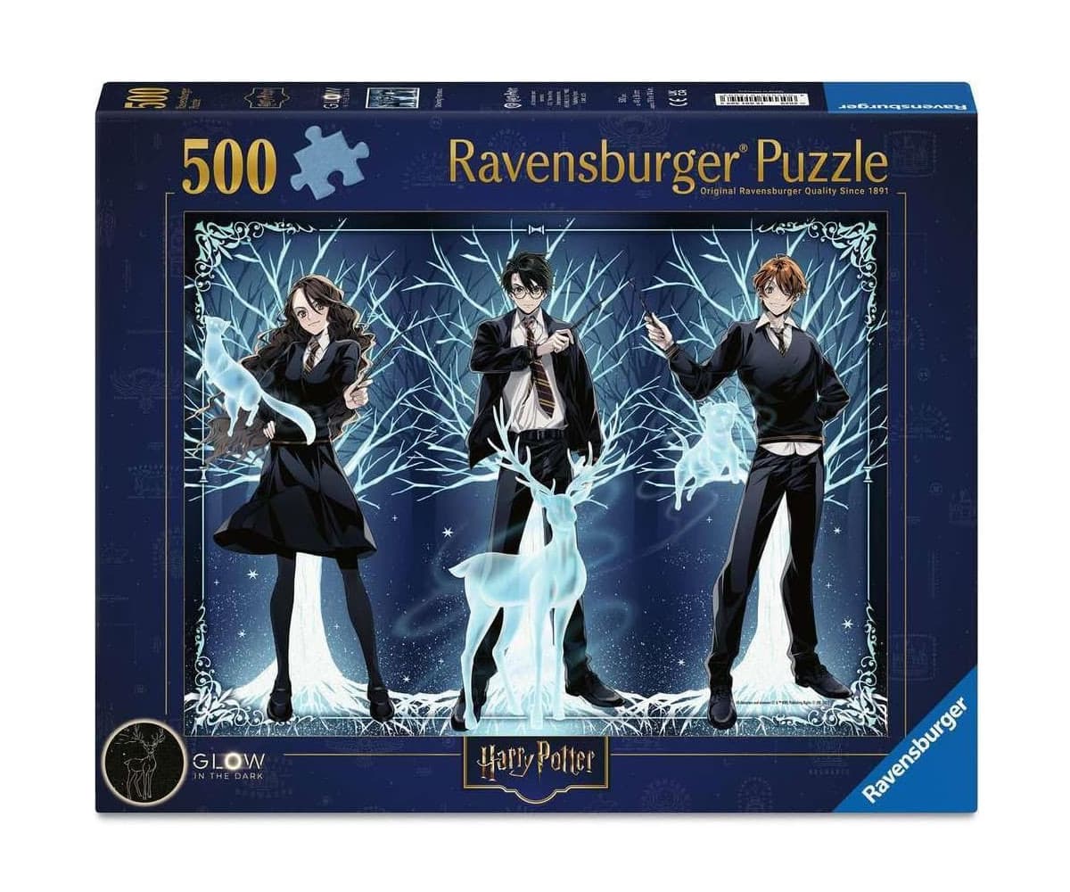 Светещ в тъмното пъзел Ravensburger 500 ел. - Хари Потър