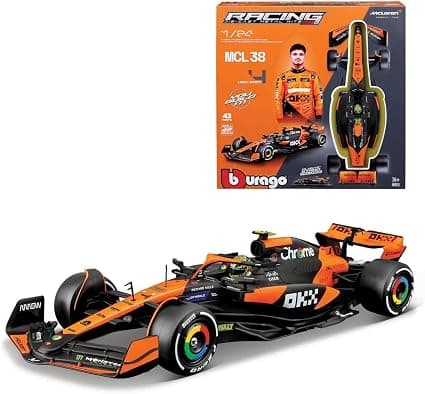 Bburago F1 - модел на кола 1:24 - McLaren MCL38 номер 4