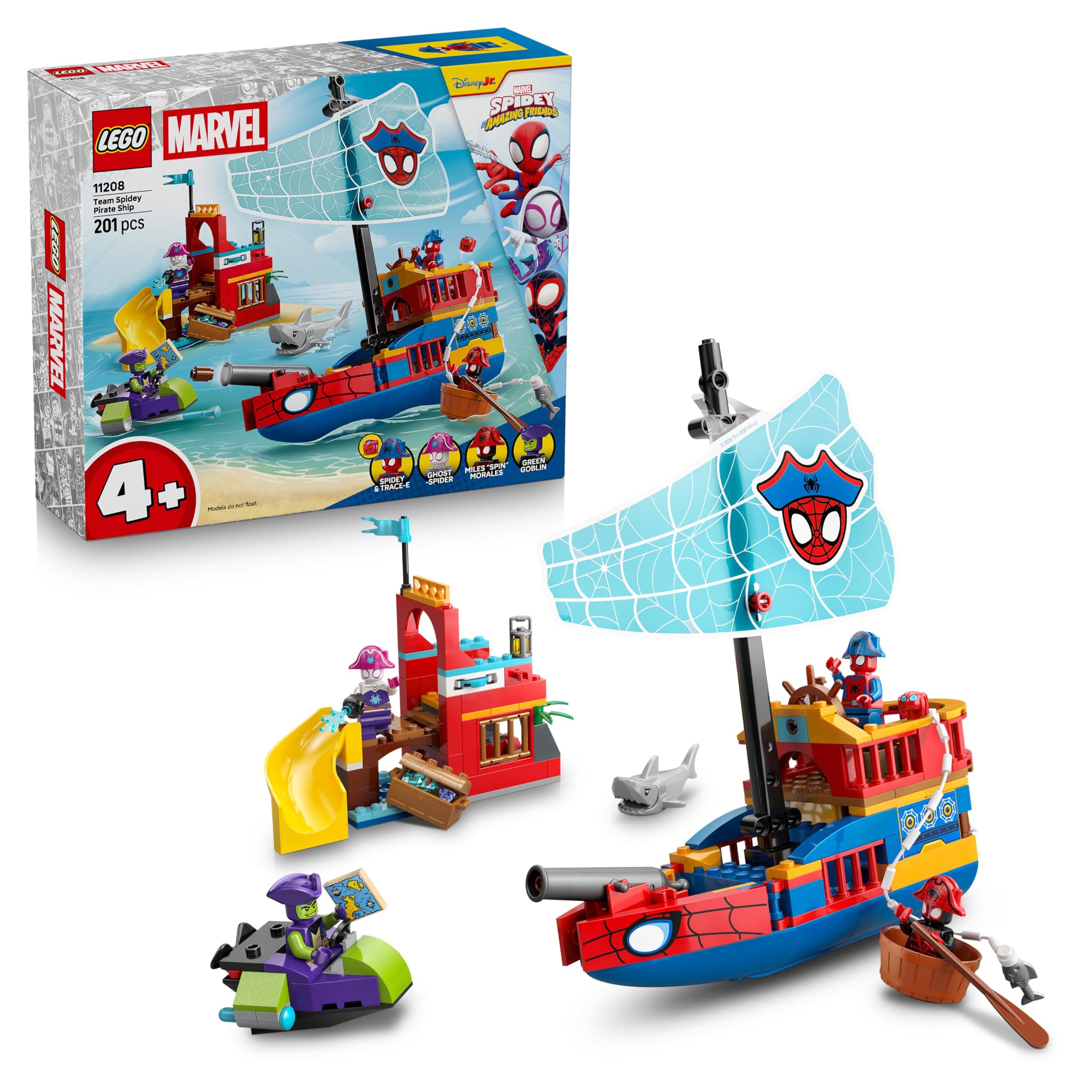 LEGO® Spidey 11208 - Пиратски кораб на отбора на Спайди