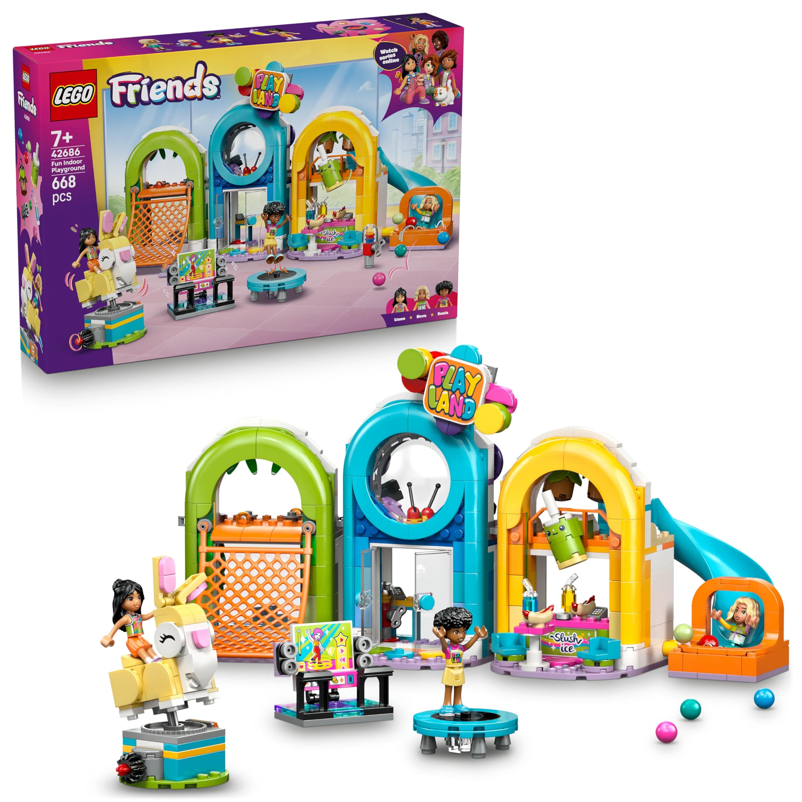 LEGO® Friends 42686 - Забавна площадка за игри на закрито