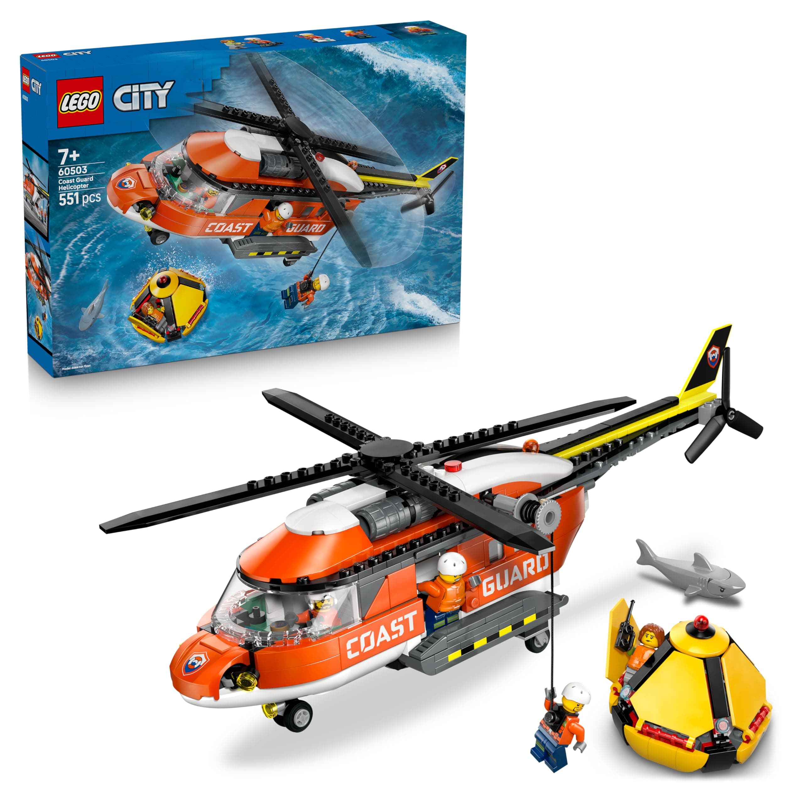 LEGO® City 60503 - Хеликоптер на бреговата охрана