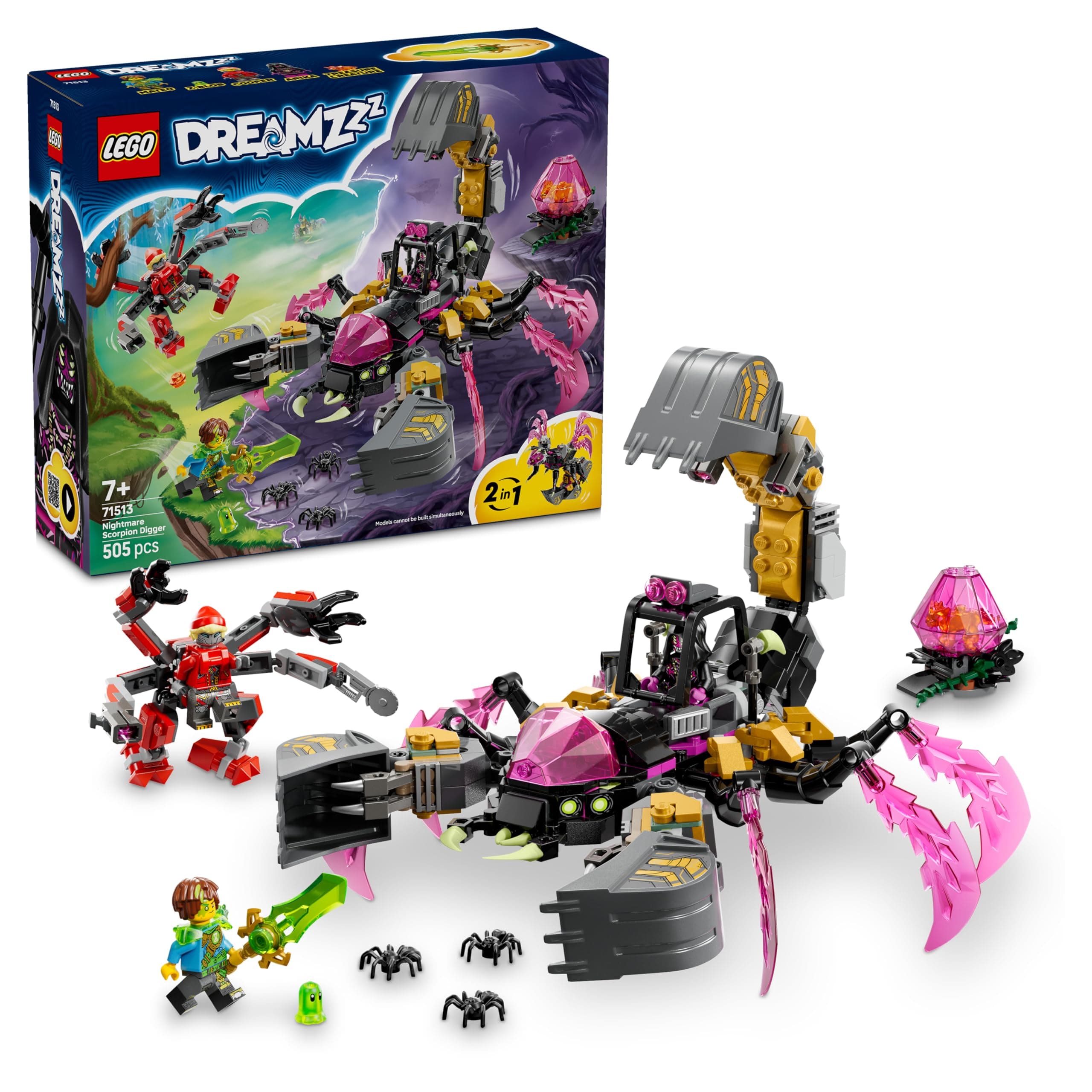 LEGO® DREAMZzz 71513 - Кошмарен скорпион-копач