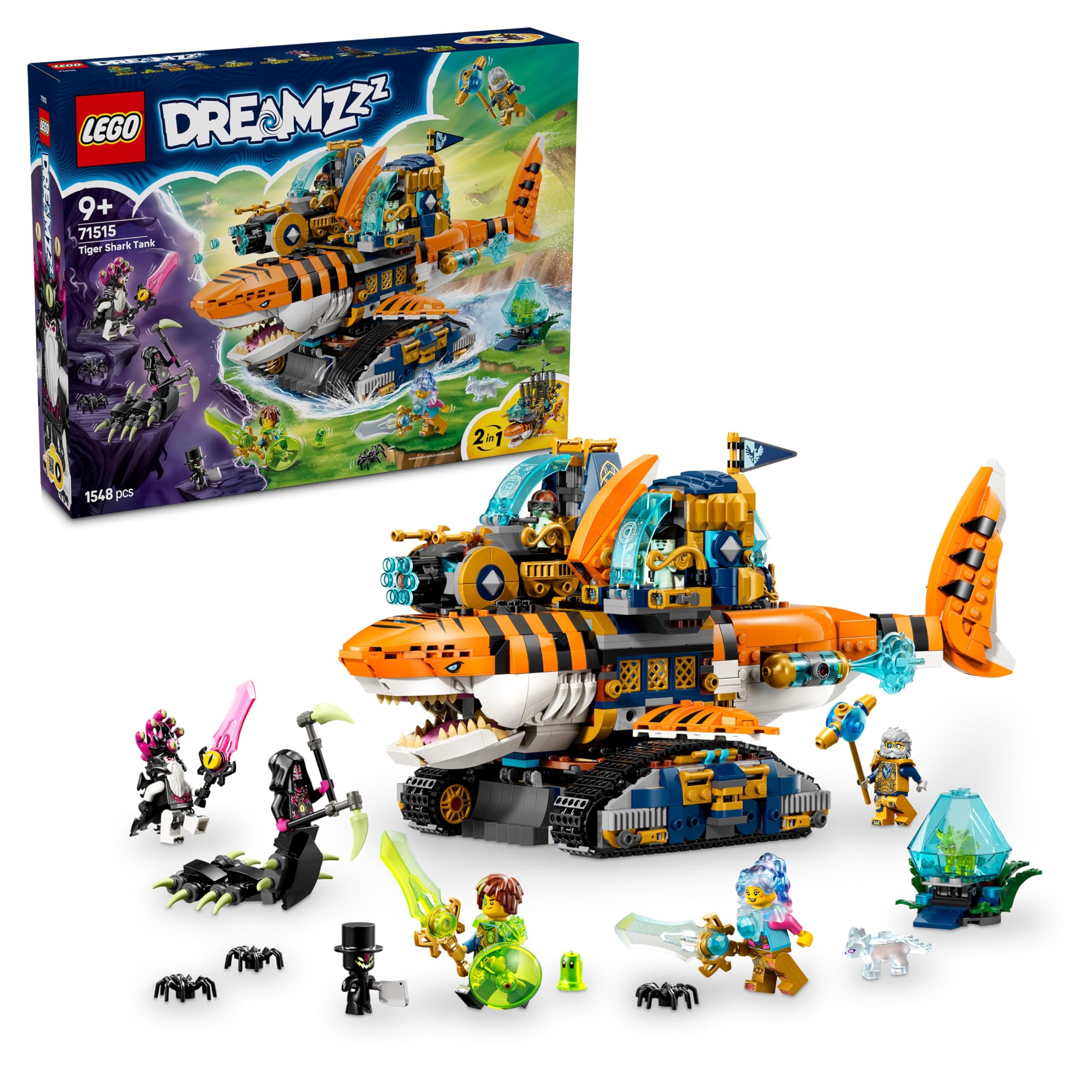 LEGO® DREAMZzz 71515 - Танк-тигрова акула