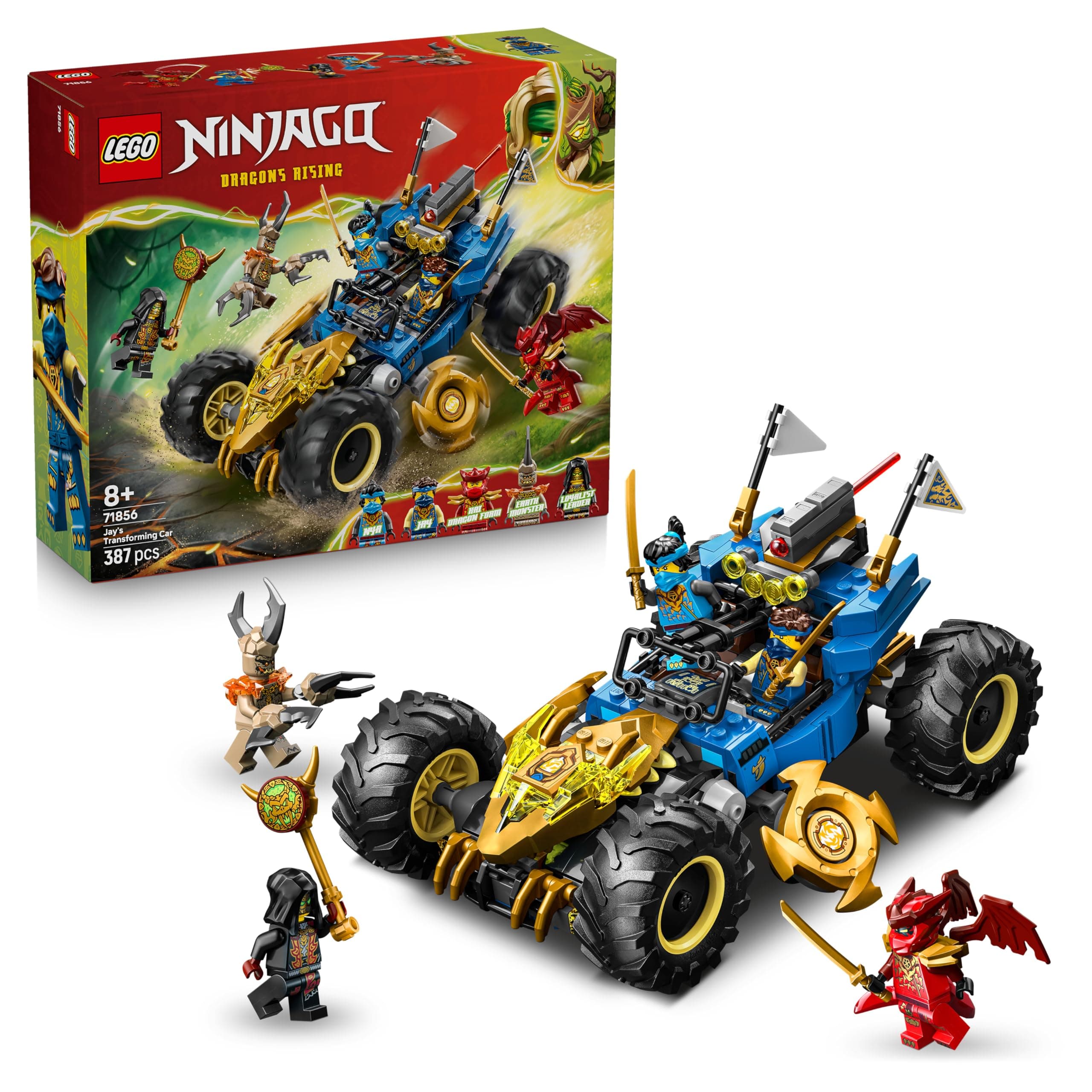 LEGO® NINJAGO 71856 - Трансформиращата се кола на Джей