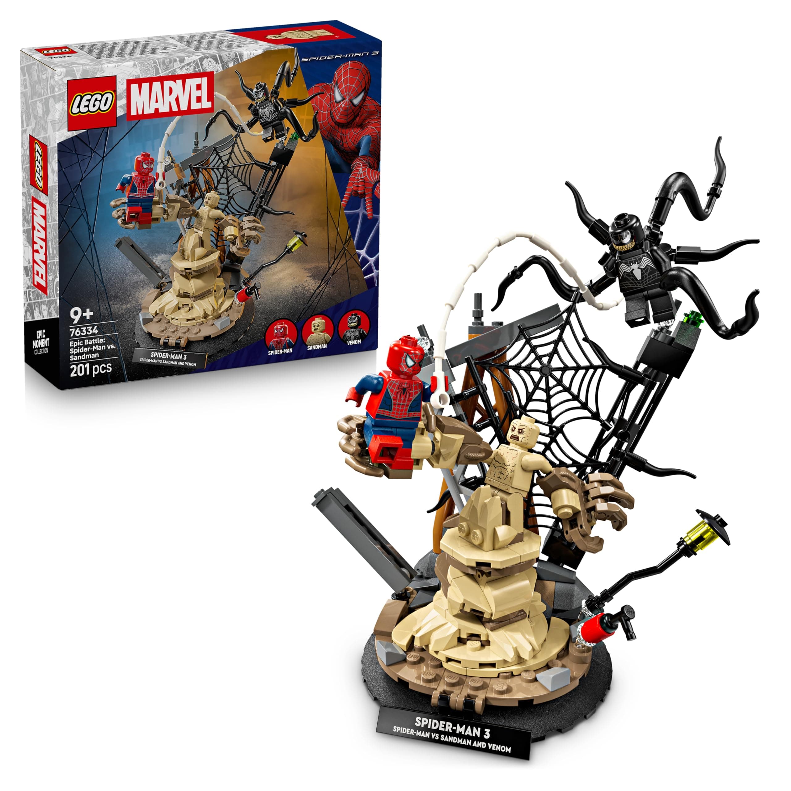 LEGO® Marvel Super Heroes 76334 - Епична битка: Спайдърмен срещу Пясъчния човек