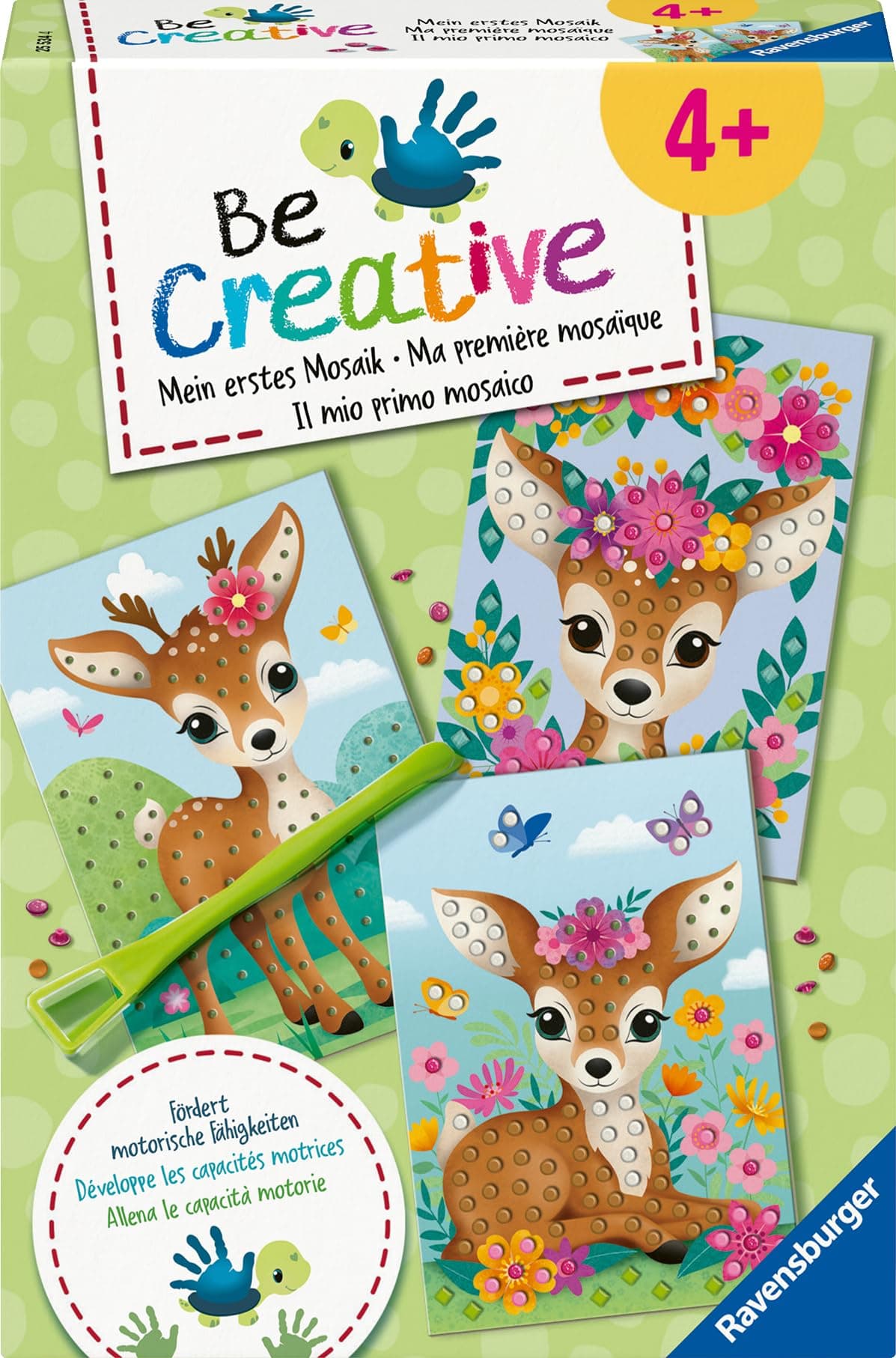 Ravensburger - Be Creative: Мозайка Бамби