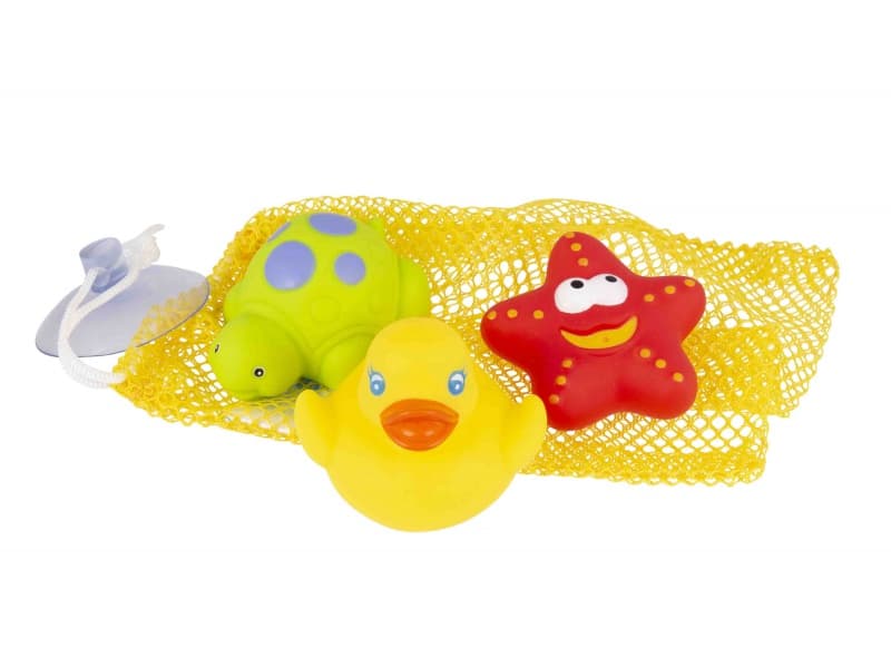 PLAYGRO КОМПЛЕКТ ПЛУВАЩИ ПРИЯТЕЛИ ВКЛ. МРЕЖА ЗА СЪХРАНЕНИЕ, 6М+