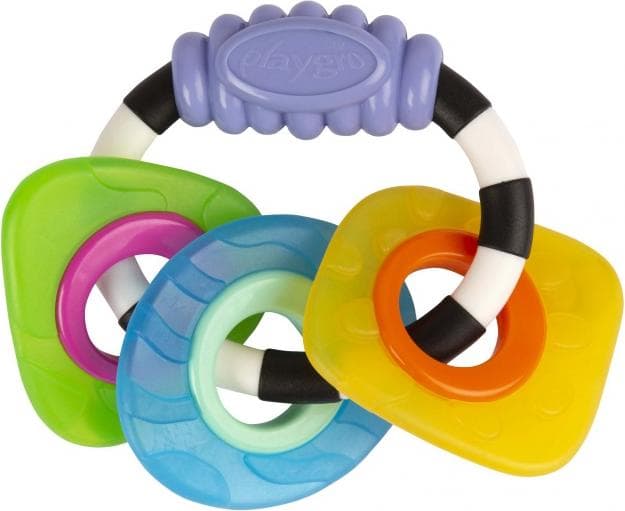 PLAYGRO ДРЪНКАЛКА ГРИЗАЛКА РЕЛЕФНИ ФОРМИ REFRESH 3М+