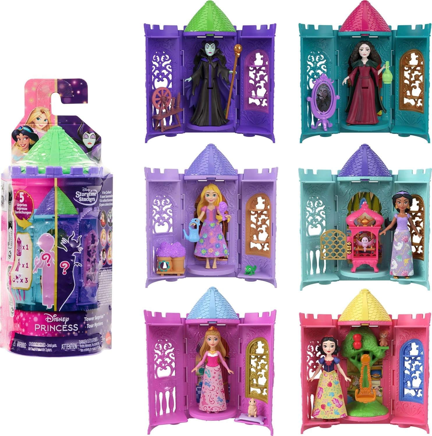JBL39 Disney Princess Tower Surprise Мини кукла