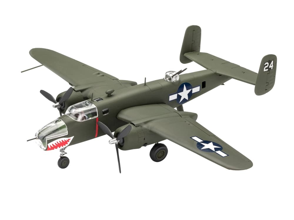 Сглобяем модел, Revell, Американски бомбардировач B-25 Mitchell, 44 части