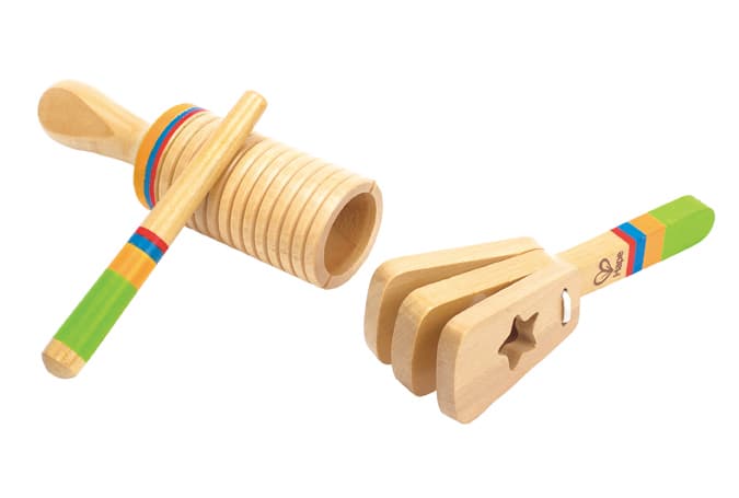Музикална играчка, Hape, Дървени перкусии