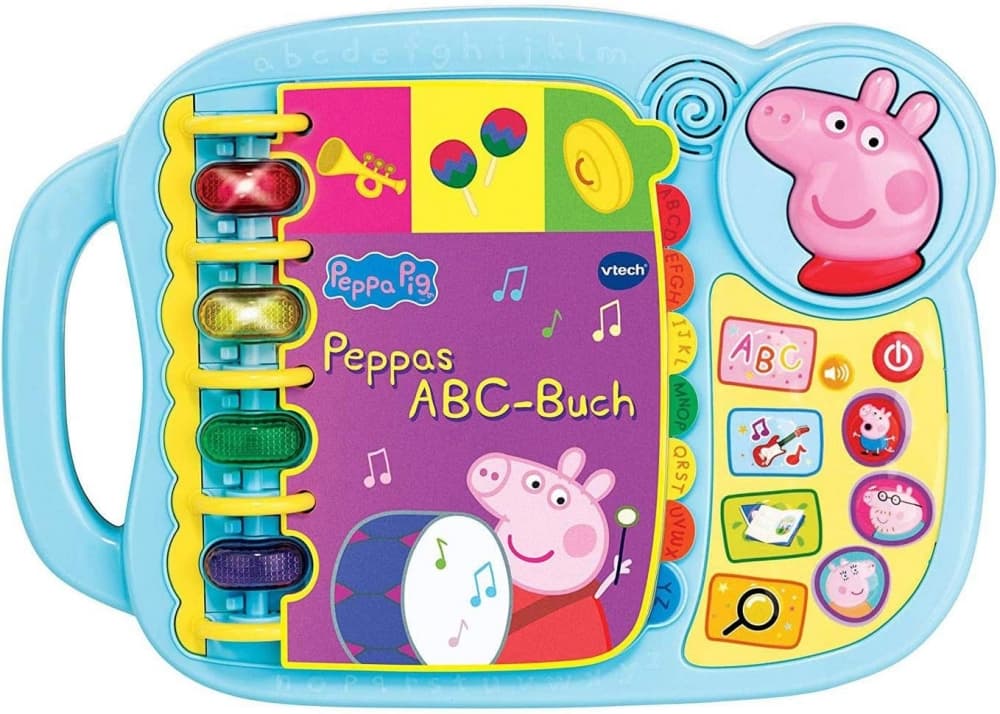 Интерактивна играчка, Vtech, Peppa Pig, Образователна книжка, 5.5 x 31.1 x 21.9 см