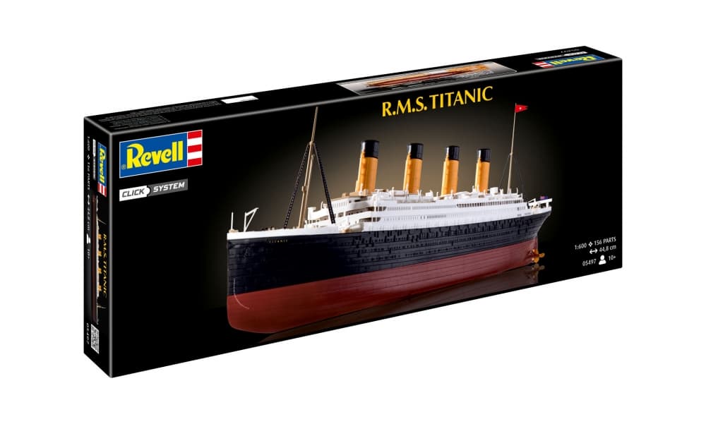 Сглобяем модел, Revell, R.M.S. Титаник, Click System, Без лепило, 156 части