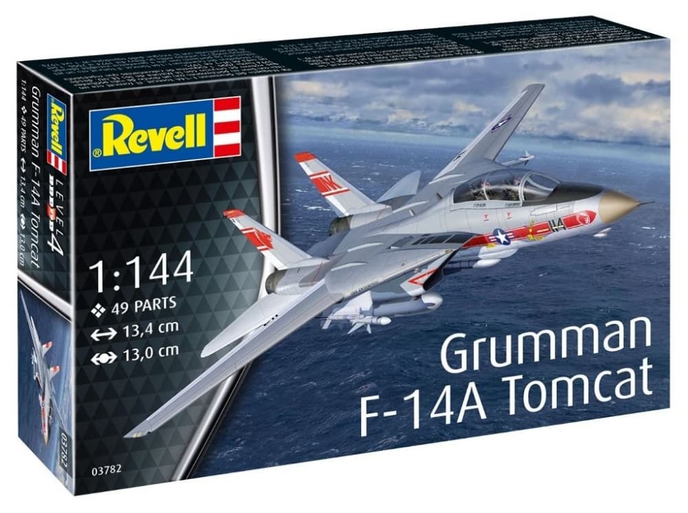 Сглобяем модел, Revell, Изтребител Grumman F-14 A Tomcat, 49 части