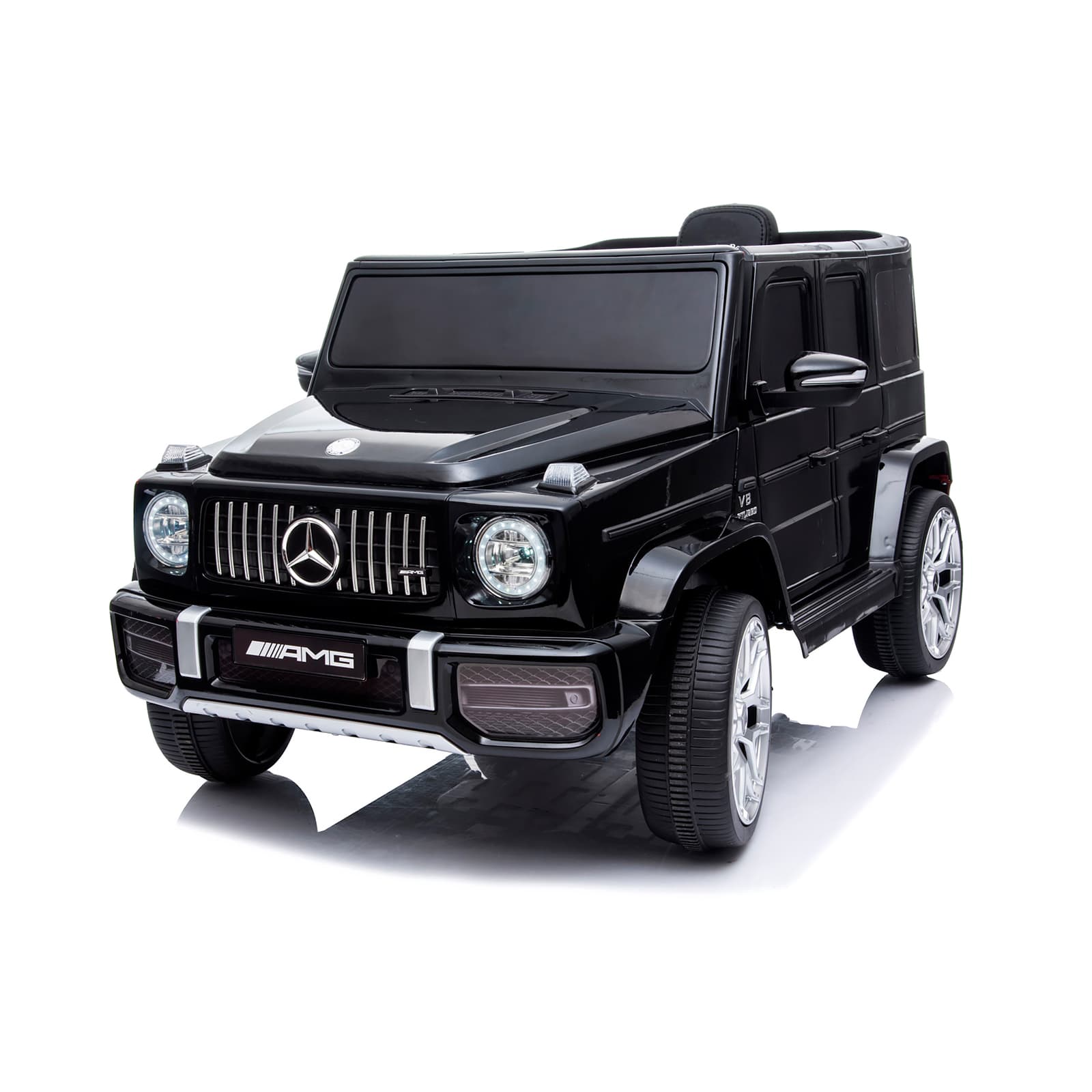 Джип MercedesAMG G63 черенEVAгуми,коженa