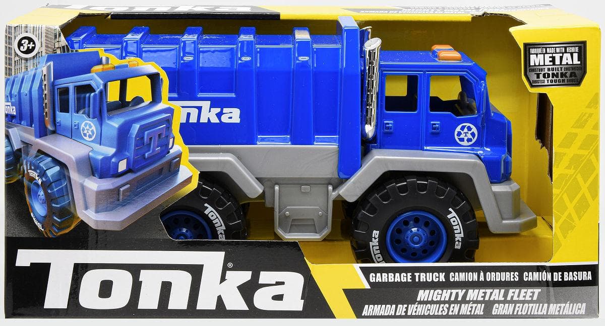 Детска играчка боклукчийски камион - Tonka Mighty Metal Fleet Garbage Truck