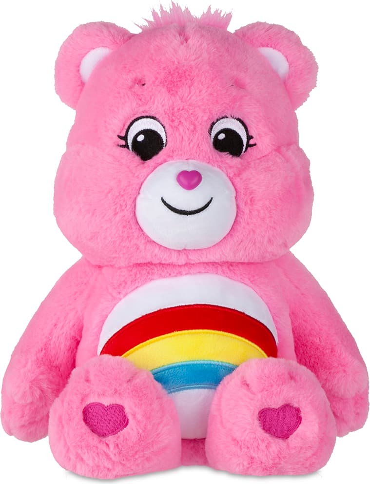 Плюшена играчка от Care Bears анимацията - Care Bears Medium Plush Toy Birthday Bear 35 cm (розов)
