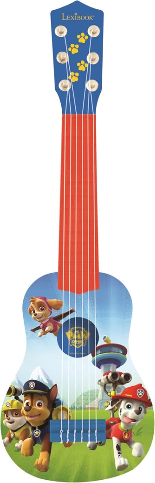 Детска китара (играчка) за начинаещи - Lexibook My First Guitar Paw Patrol (розов-син)