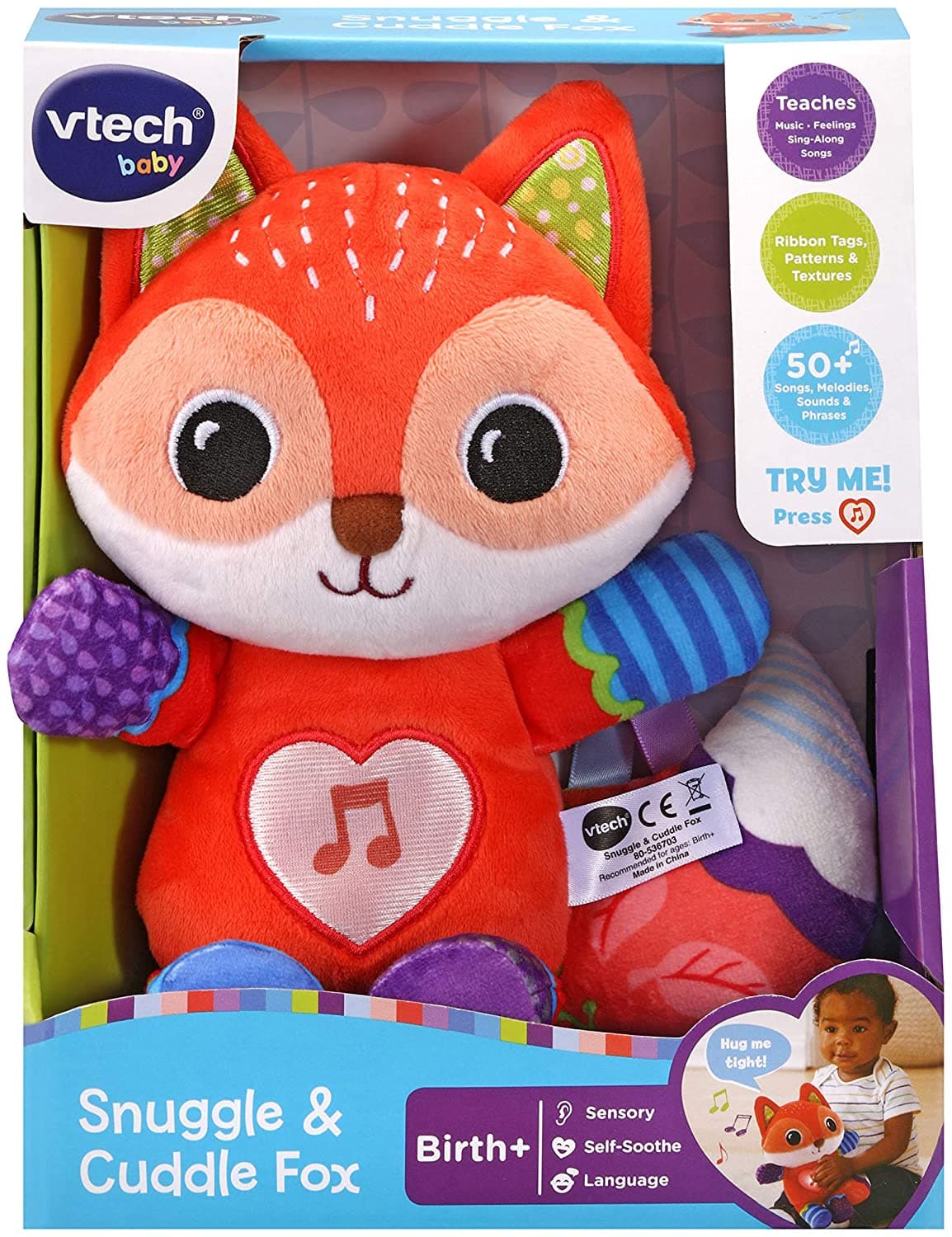 Плюшена играчка Vtech Лисица за гушкане