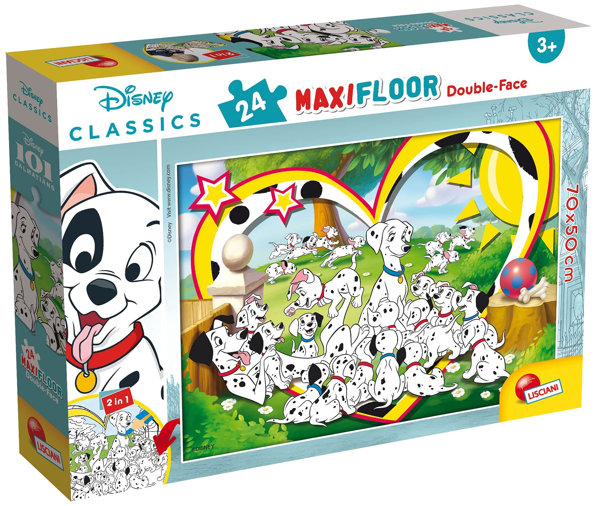 Пъзел Lisciani MAXI 101 Dalmatians 24 ч.