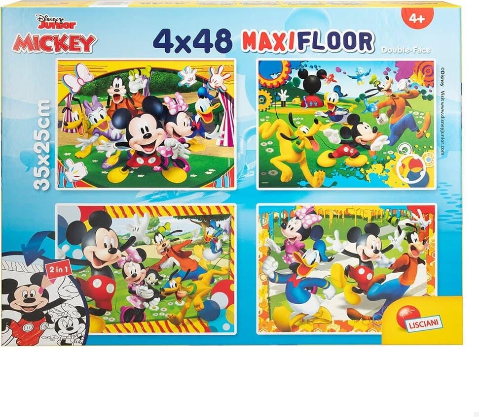Пъзел Lisciani 4 х 48 ч. Mickey Mouse 86610