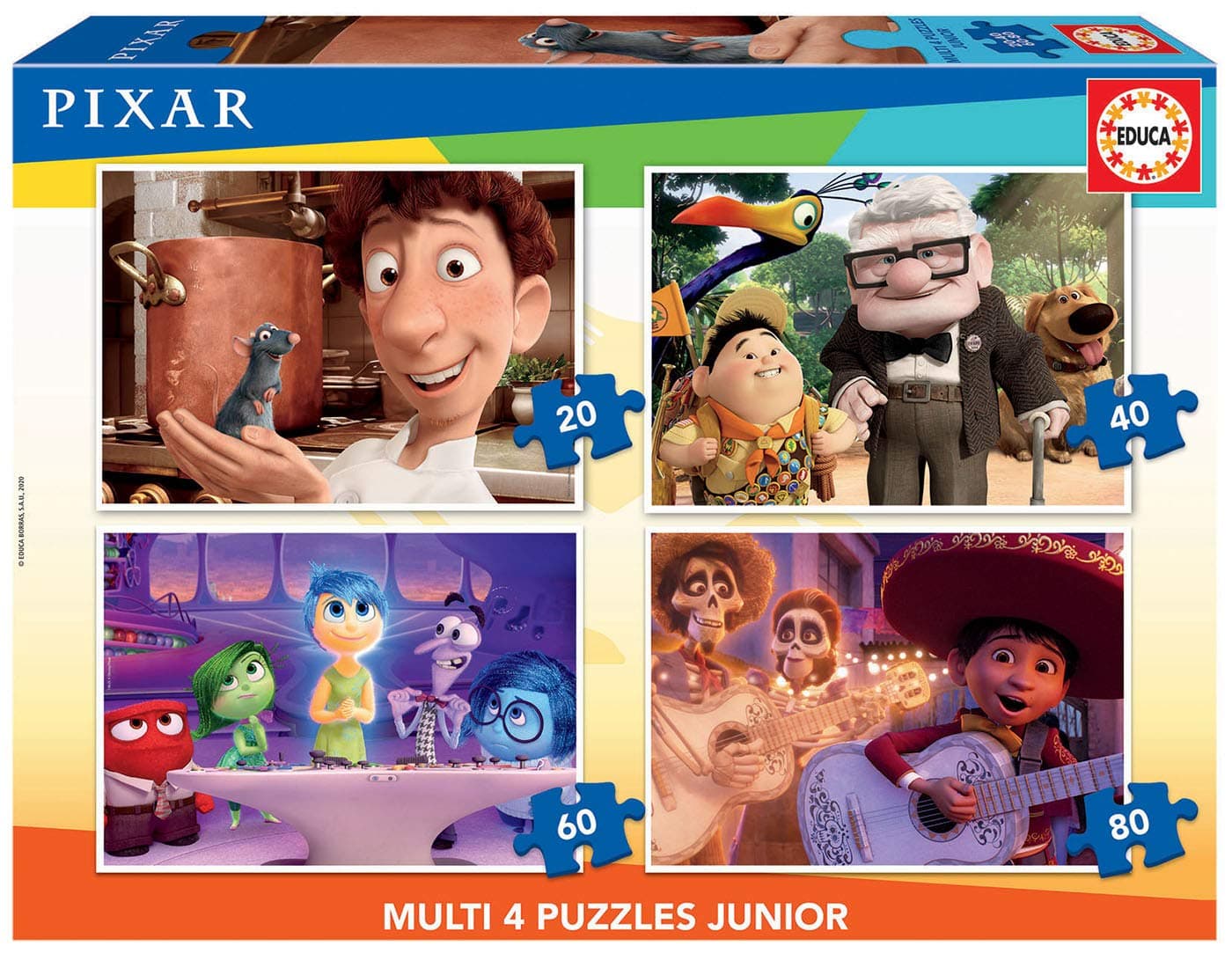 Детски пъзел Educa DISNEY PIXAR 4 броя 18625