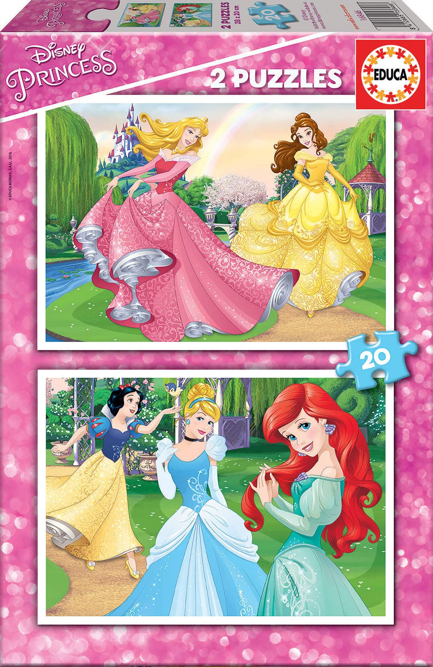 Детски пъзел Educa Disney Princess 2х20ч. 16846