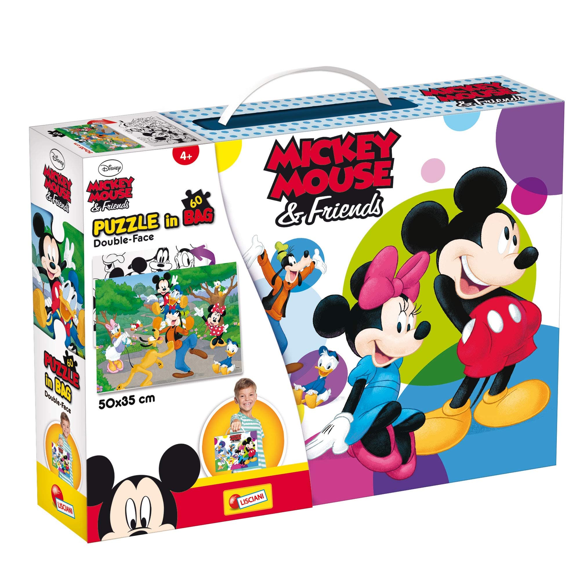 Детски пъзел Lisciani MICKEY в чанта 60ч. 73894
