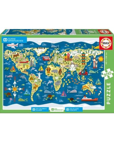 Пъзел EDUCA SOS Childrens Vil 200ч 17727