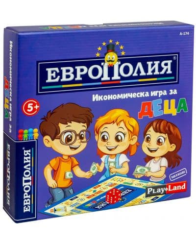 Настолна игра Play Land Европолия за деца