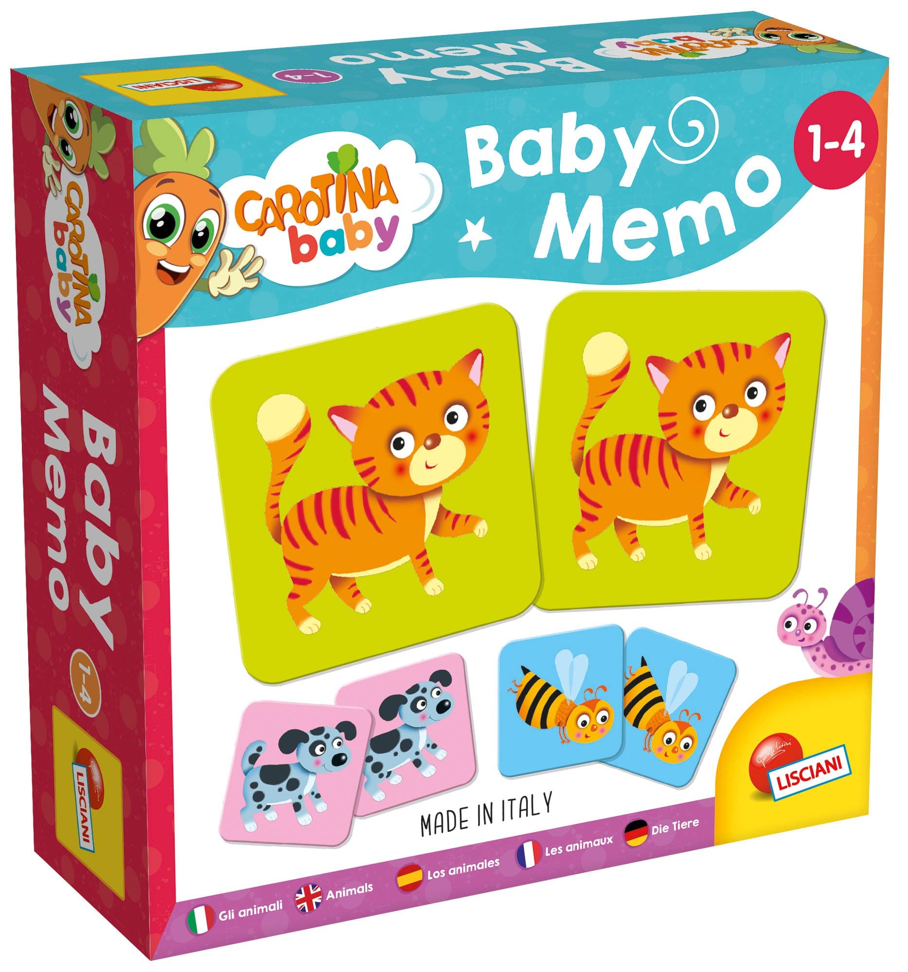 Карти мемо Lisciani Carotina Baby Животни