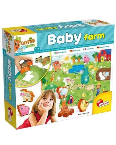 Детски пъзел-игра Lisciani Фермата Carotina Baby 67848
