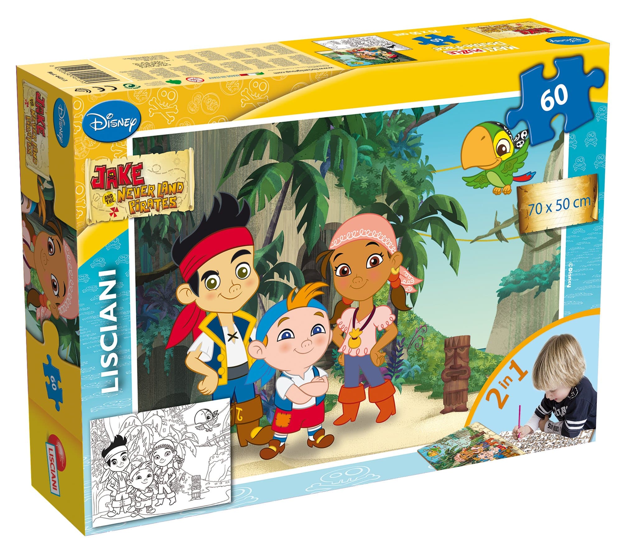 Детски пъзел Lisciani Jake 60ч 46584