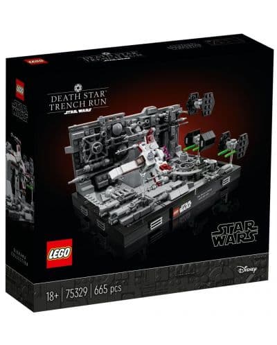 Конструктор LEGO Star Wars Диорама на полета към шахтата на DeathStar 75329