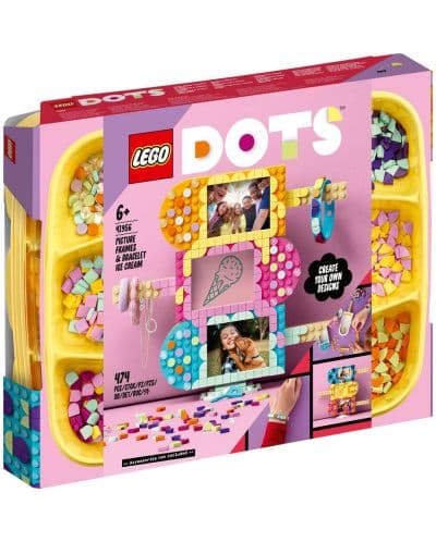 Конструктор LEGO DOTS Гривна и рамка за снимки Ice Cream 41956